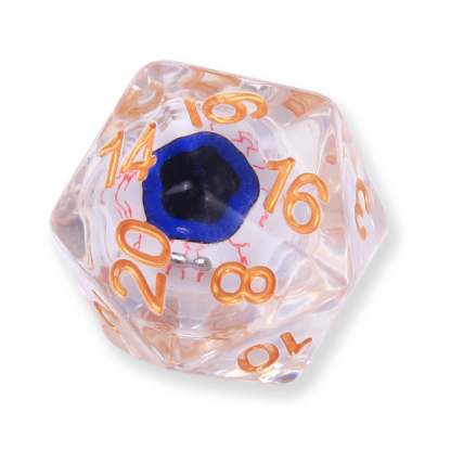 Byhoo DND Eyeball Dice with Metal Box,