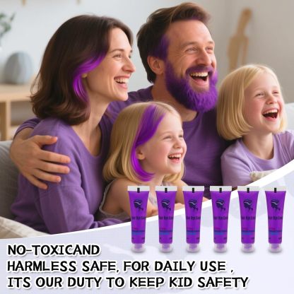 Byhoo Purple Temporary Hair Color Dye