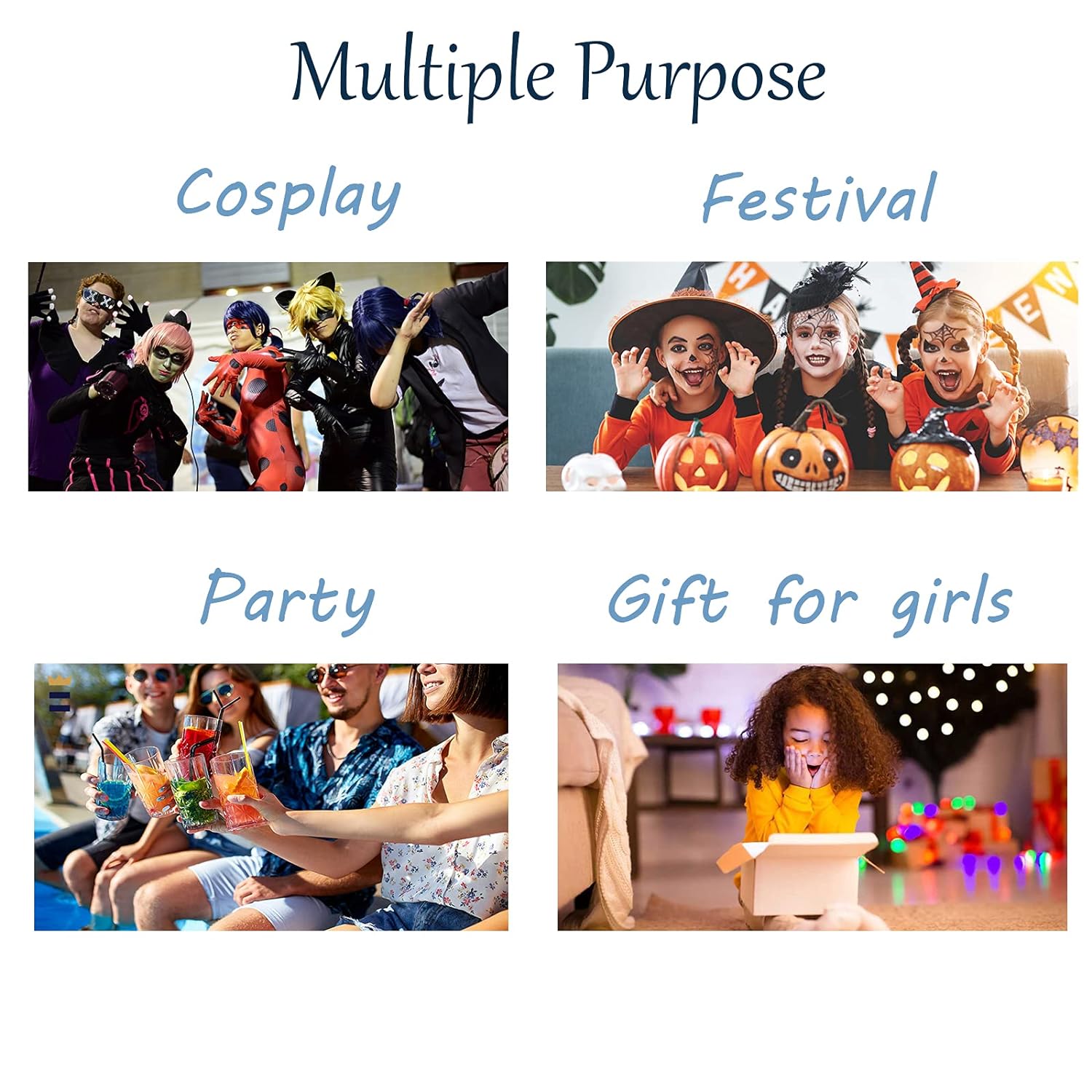 Byhoo 6PCS Temporary Hair Dye for Dark & Light Hair