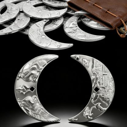 168PCS Silver Coins and 672PCS Gold Coins