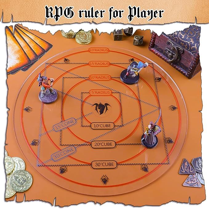 Byhoo Upgrade DND AOE Damage Maker Ruler