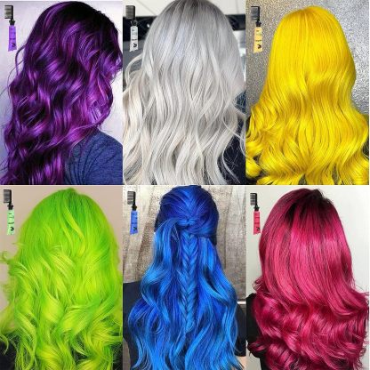 Byhoo 6PCS Temporary Hair Dye for Dark & Light Hair