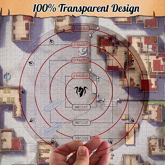 Byhoo Upgrade DND AOE Damage Maker Ruler