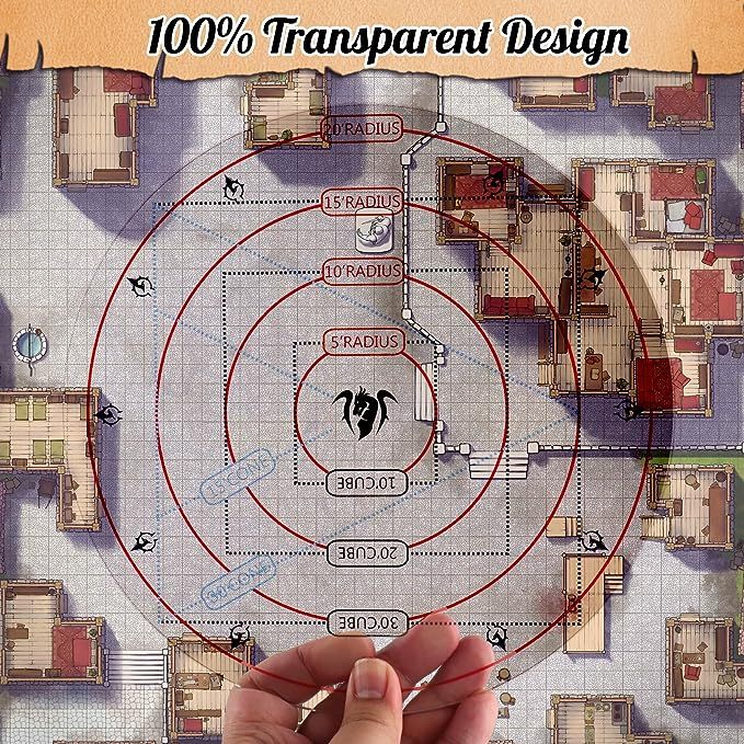 Byhoo Upgrade DND AOE Damage Maker Ruler