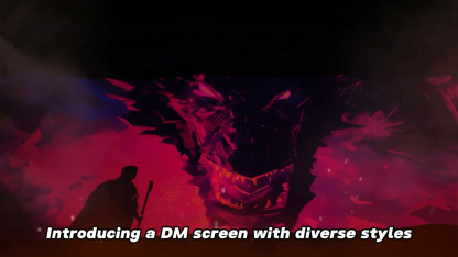 Byhoo 4PCS DM Screen for D&D 5E with 4 Immersive Themes