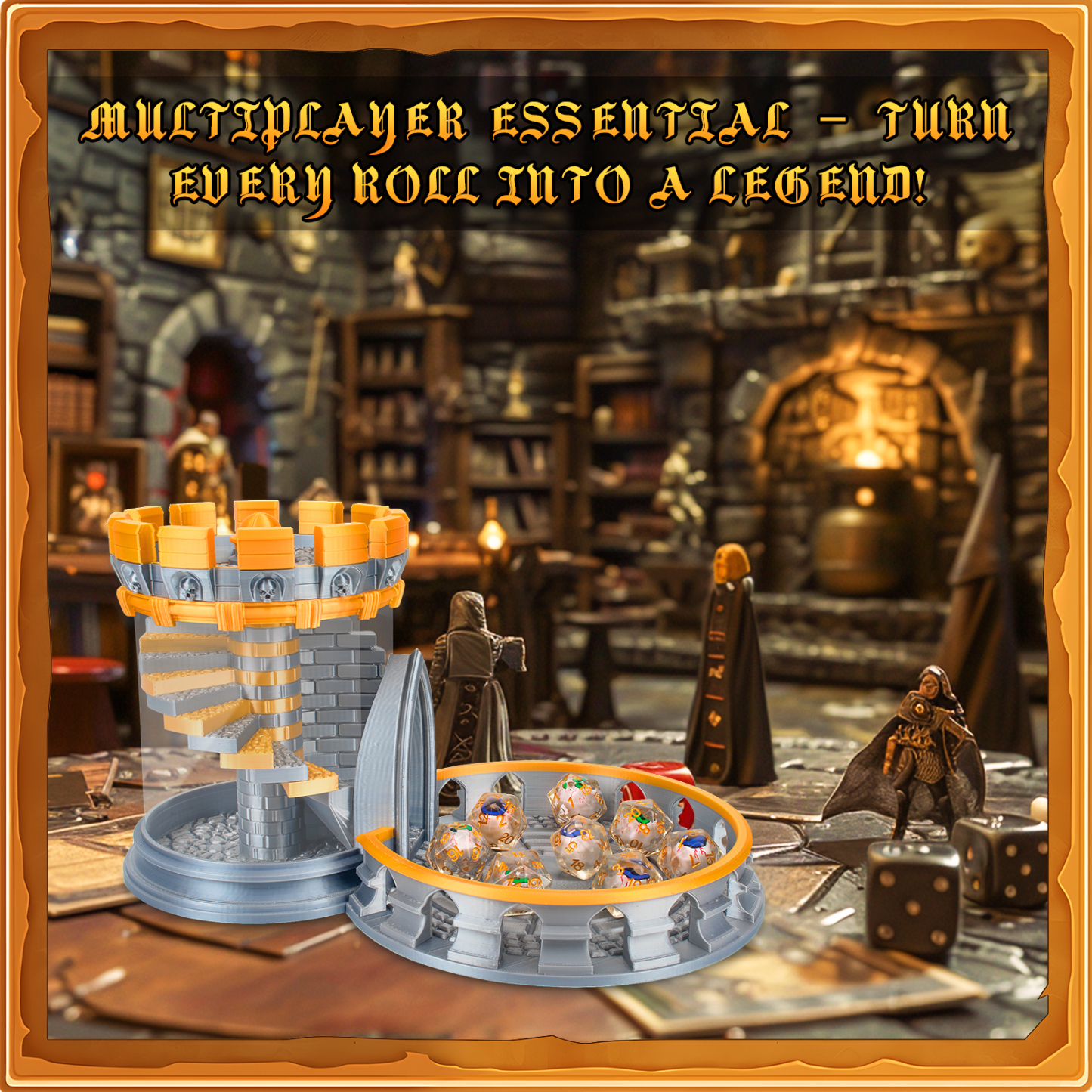 Byhoo DND Dice Rolling Tower