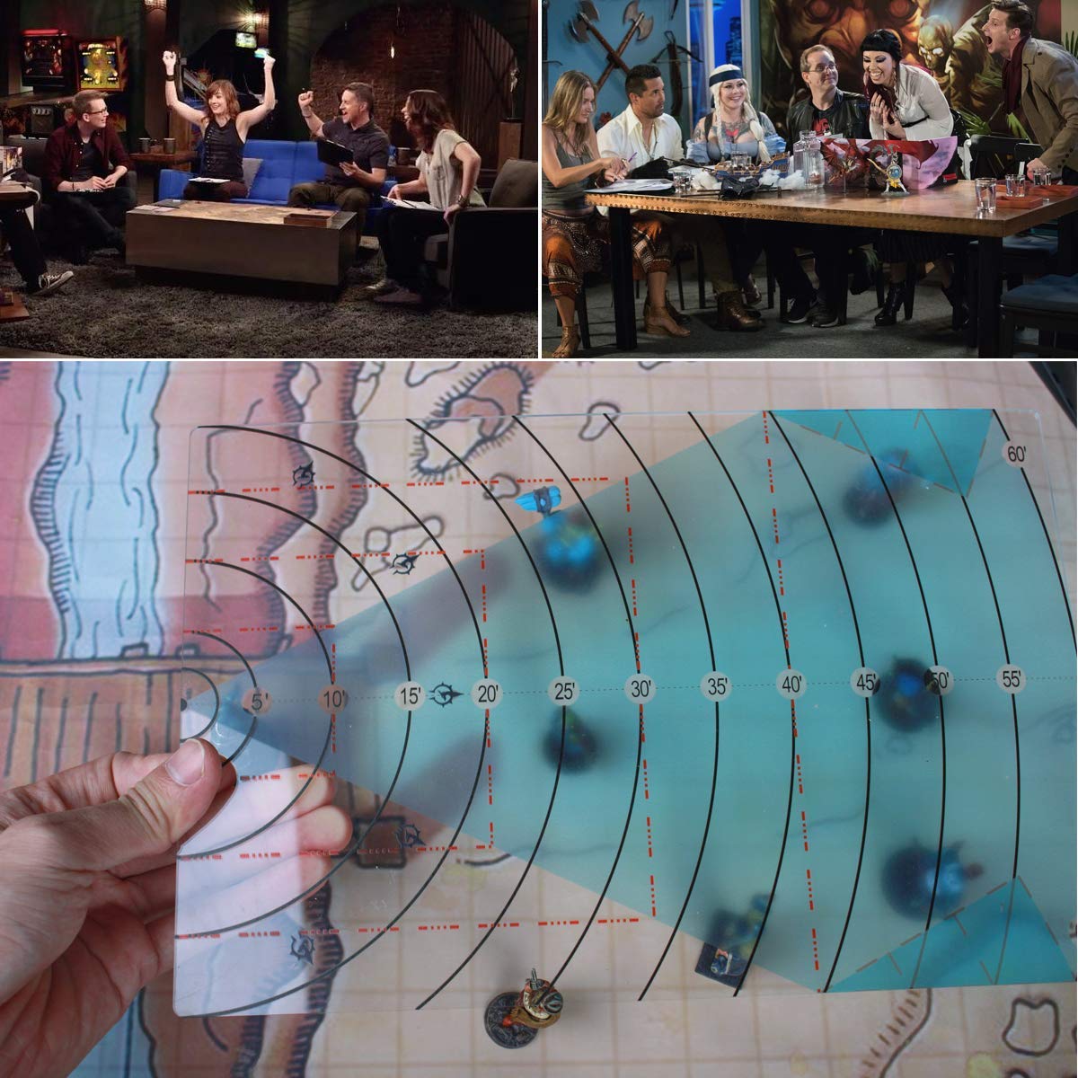 Byhoo Spell AOE Damage Template DND Area Effect Markers 