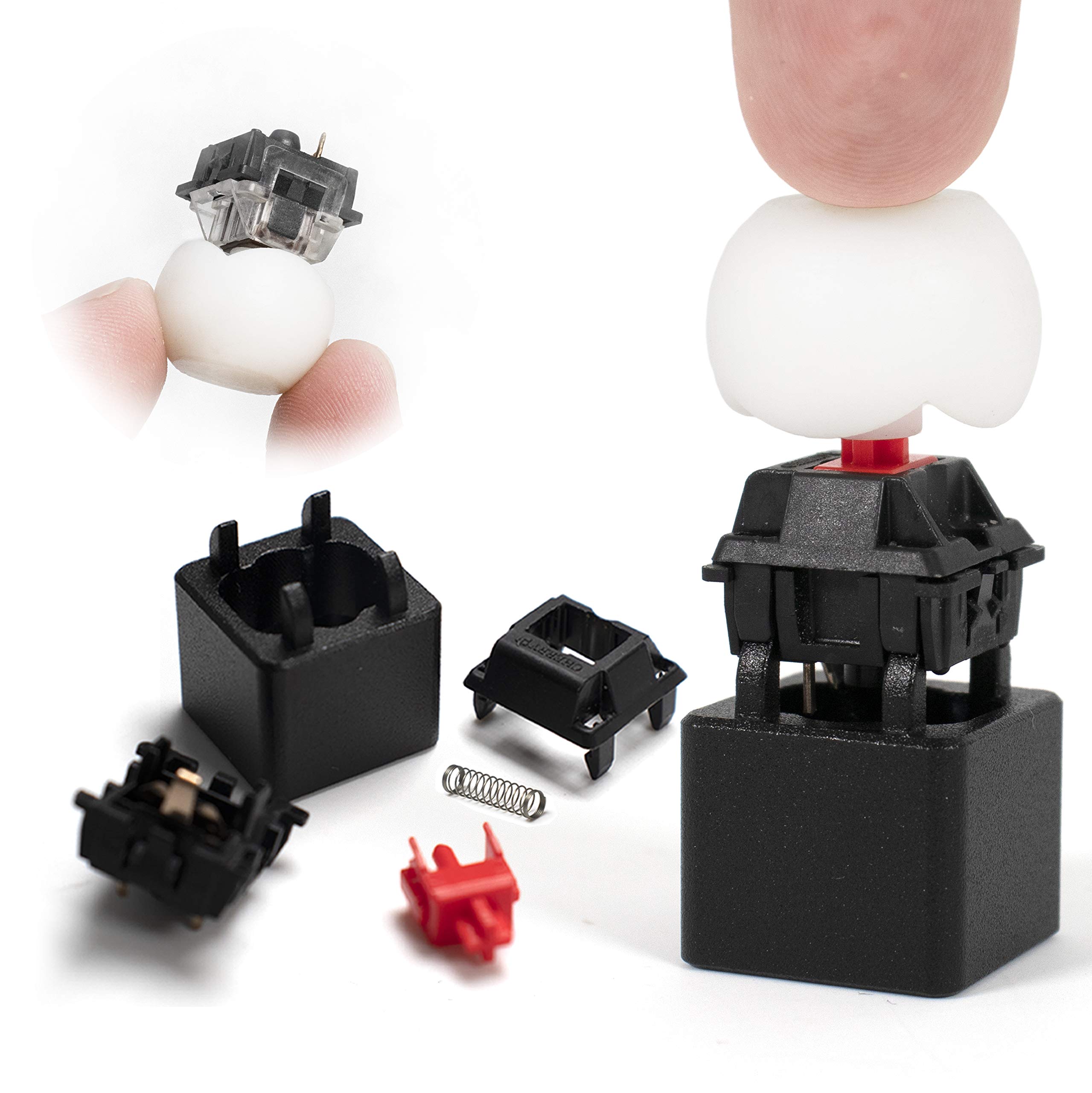 Byhoo Metal Cherry MX Switches Metal Switch Opener Tester Kits for Mechanical Keyboard 3PCS Aluminum Switch Open Tool Suit for Lube Switch Accessories for Gaming Keyboard Gamer