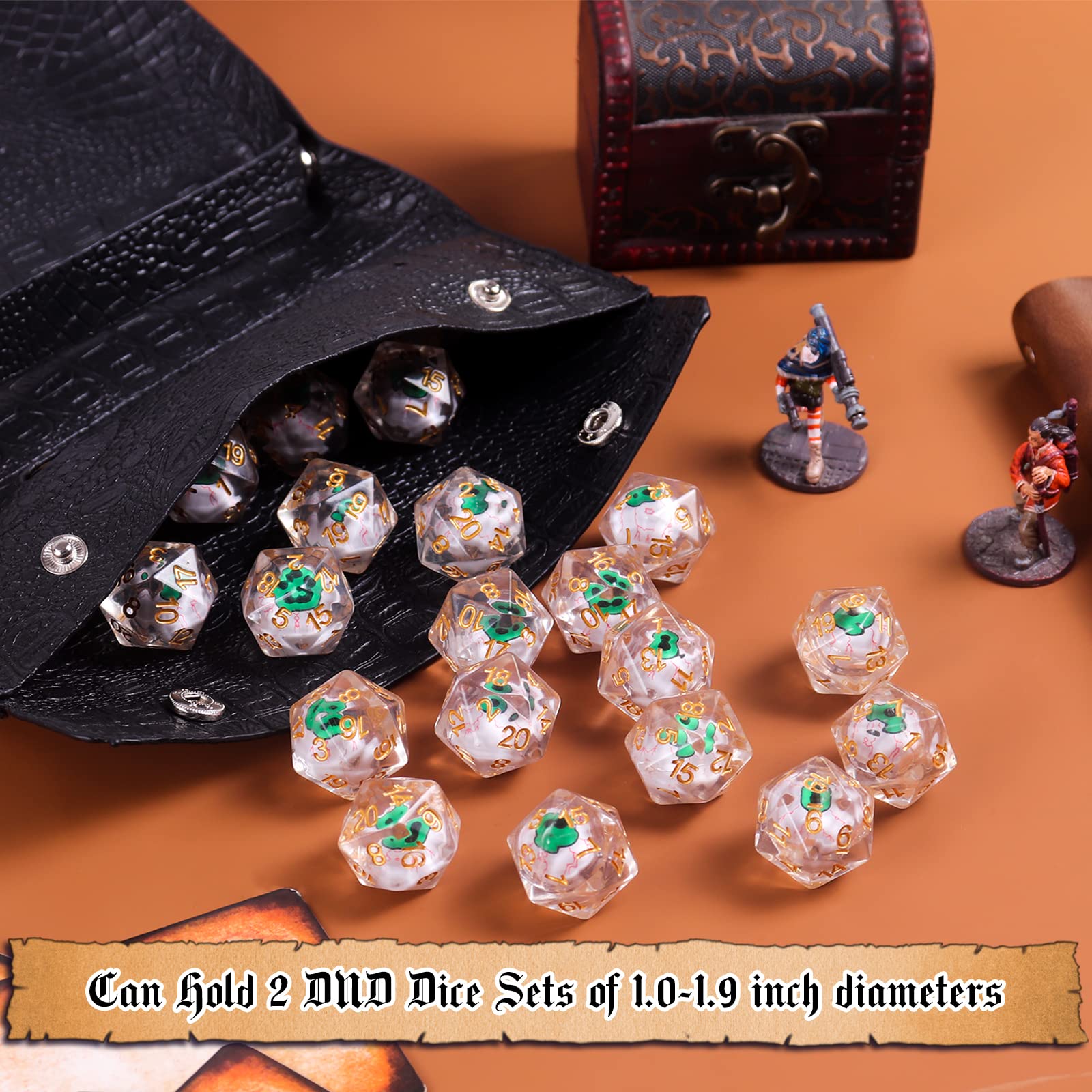 Byhoo DND Dice Tray & Dice Bag 2 in1