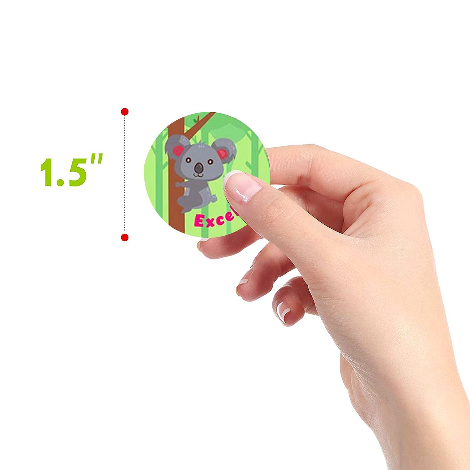 Animal Stickers for Kids, 1000 Pcs Cute Animal Stickers, 16 Pattern Animal Stickers for Toddlers, Assorted Vibrant Colors and Designs, Zoo Animal Stickers for Party Decoration for Kids Children Boys