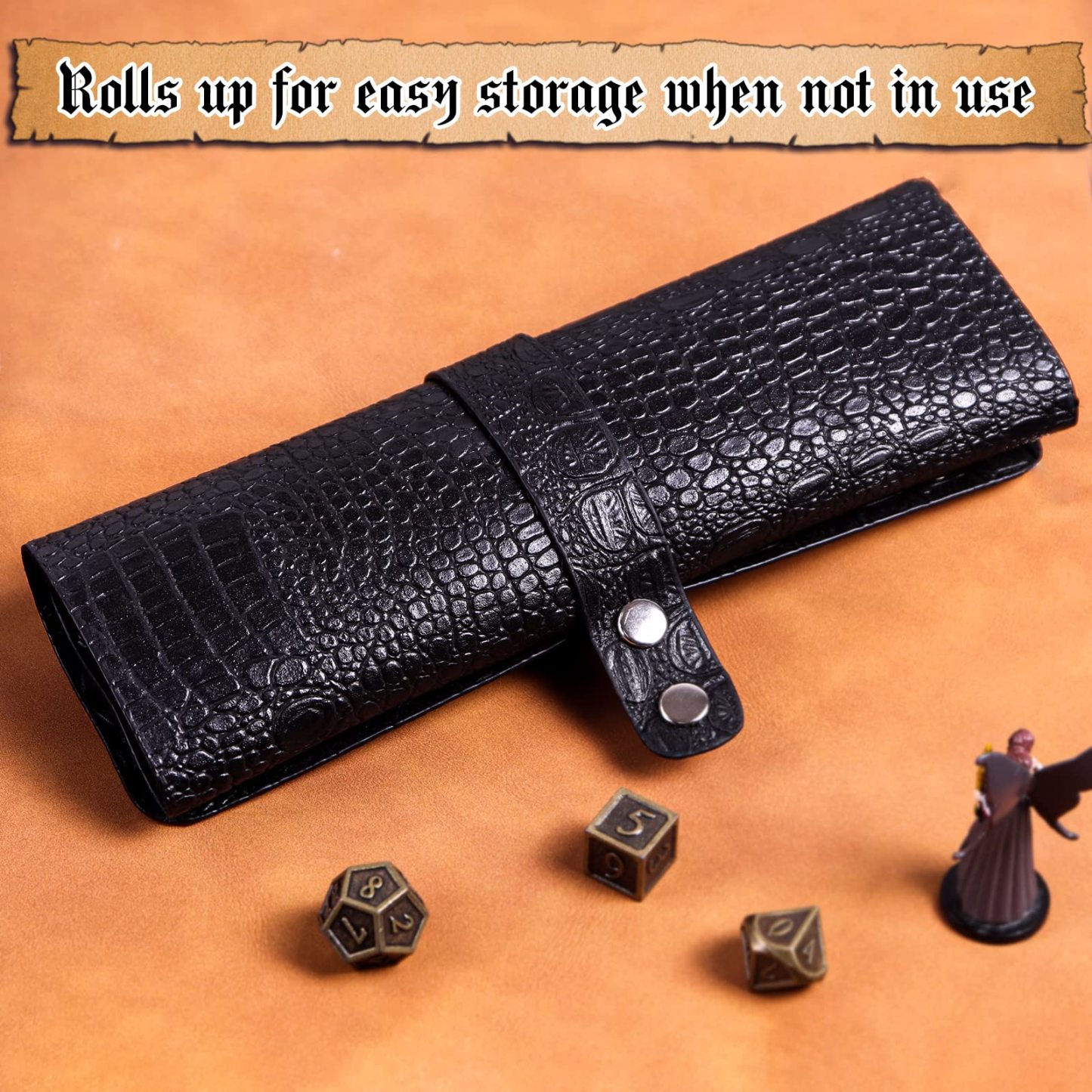 Byhoo DND Dice Tray & Dice Bag 2 in1