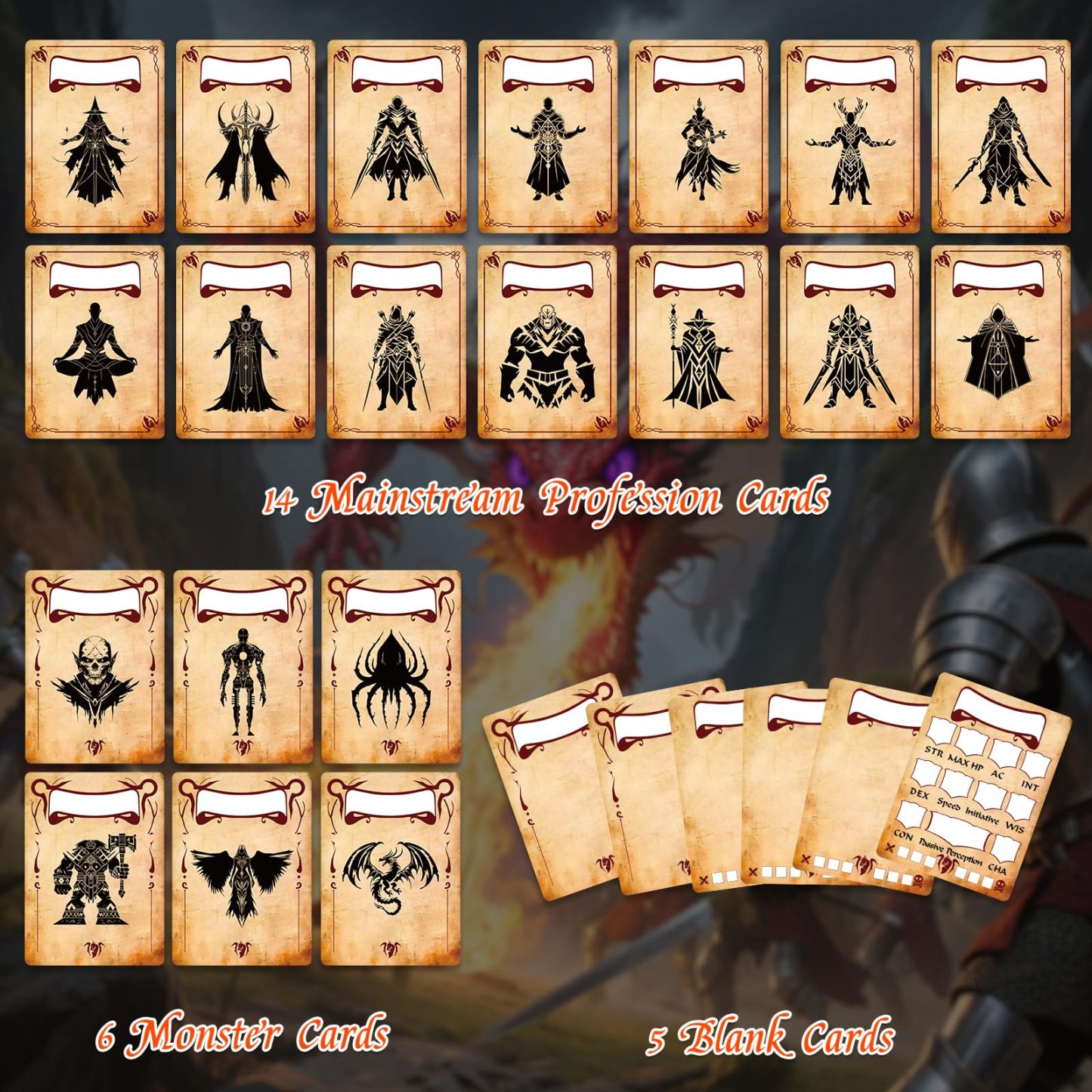 Byhoo DND Initiative&Combat Tracker Set-Waterproof Acrylic DM Screen Top with 25 Insert Cards,Compatible with Dungeons and Dragons 5e/Pathfinder/TTRPGs-DND Essentials Kit for Tabletop RPG Accessories