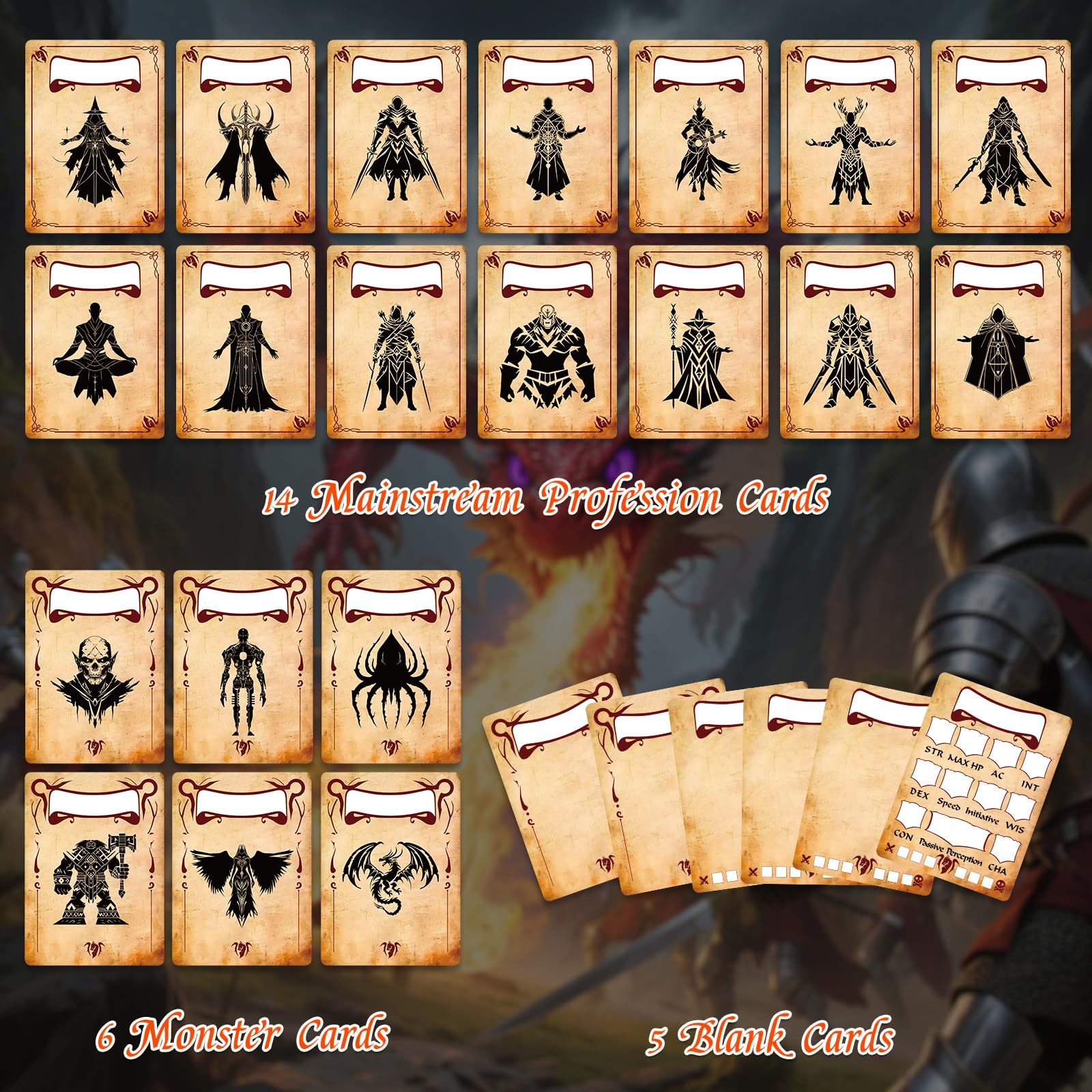 Byhoo DND Initiative&Combat Tracker Set-Waterproof Acrylic DM Screen Top with 25 Insert Cards,Compatible with Dungeons and Dragons 5e/Pathfinder/TTRPGs-DND Essentials Kit for Tabletop RPG Accessories