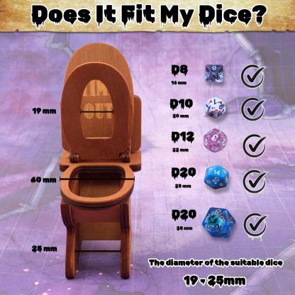 Byhoo DND Dice Jail, Dice Chair of Shame with Dunce Hat