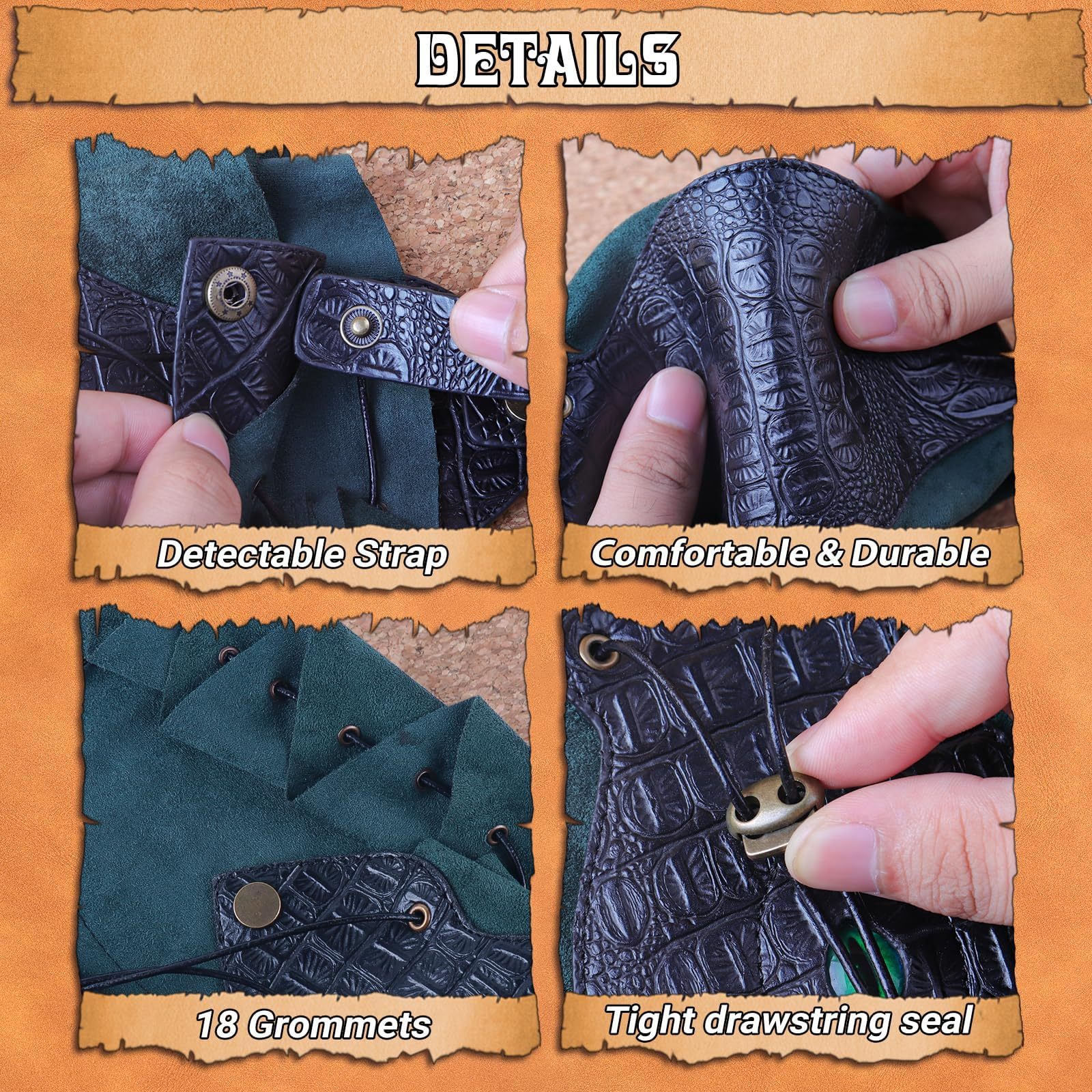 DND Dice Bag Can Hang on the Belt