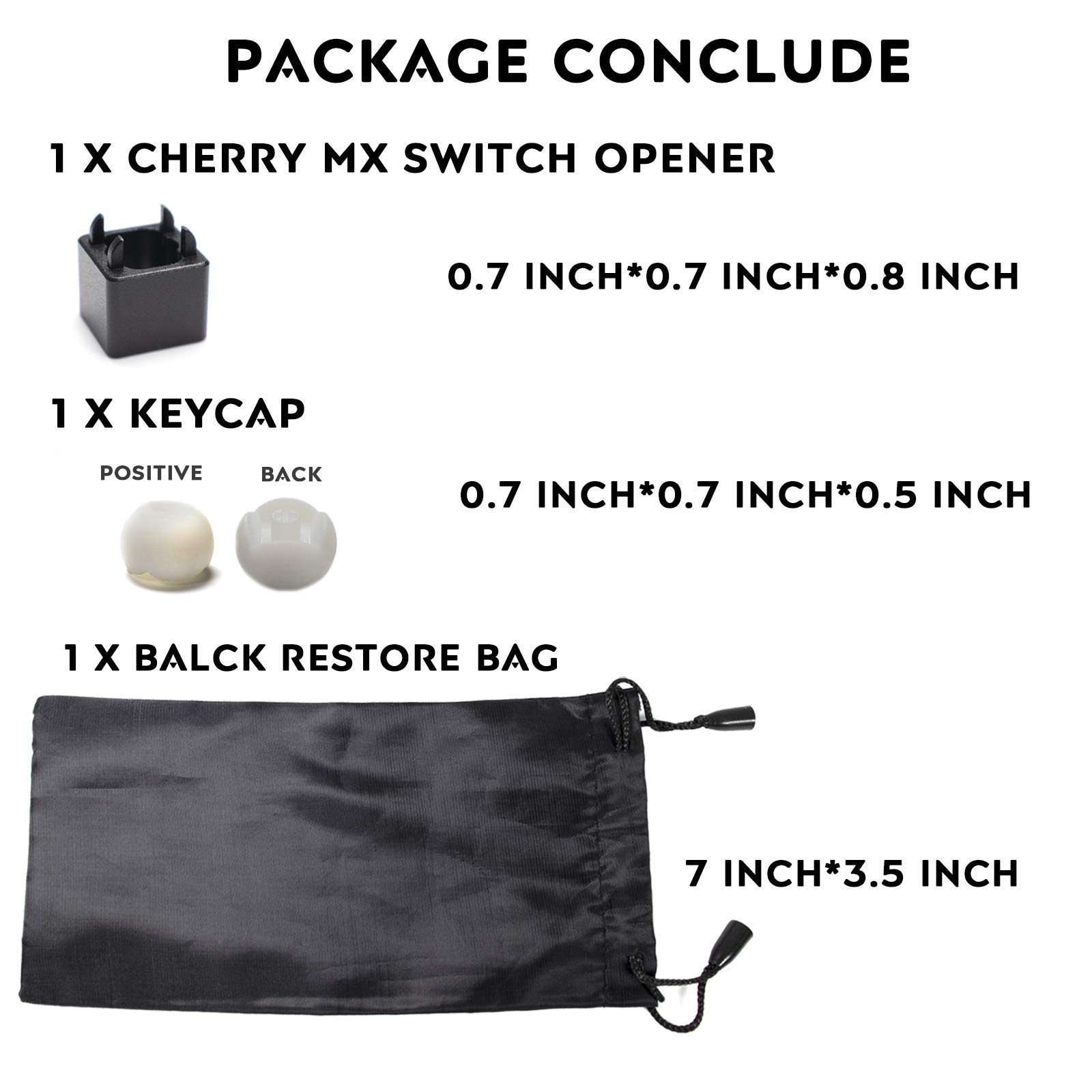 Byhoo Metal Cherry MX Switches Metal Switch Opener Tester Kits for Mechanical Keyboard 3PCS Aluminum Switch Open Tool Suit for Lube Switch Accessories for Gaming Keyboard Gamer