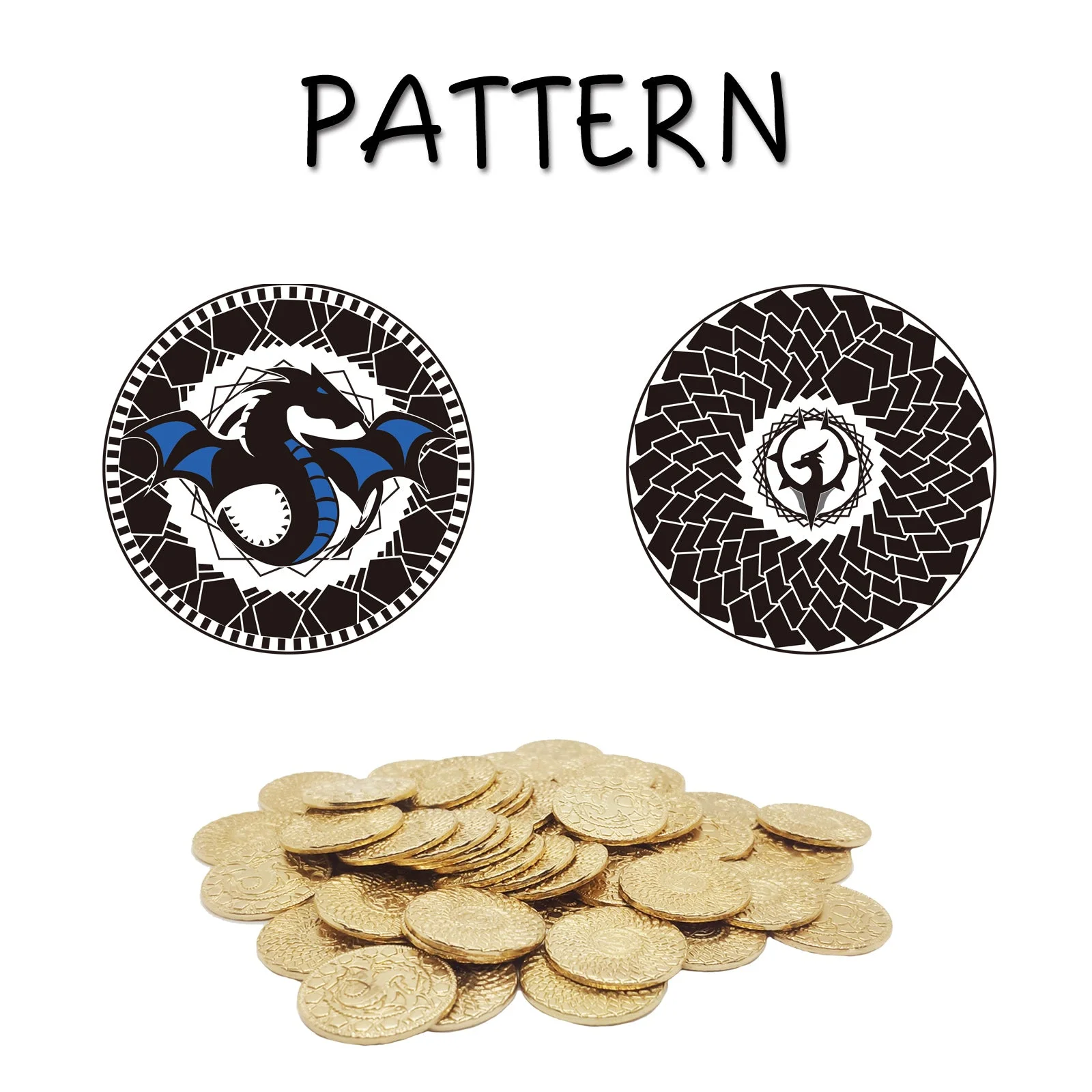 100 Byhoo Gold Coins Dark Gold