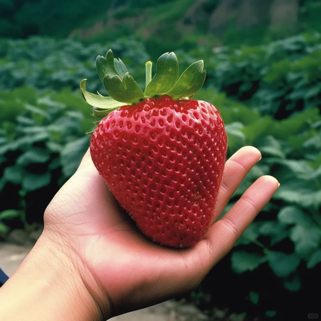 🍓Cream Giant Strawberry Seeds -- Various shapes & Natural juices🥤