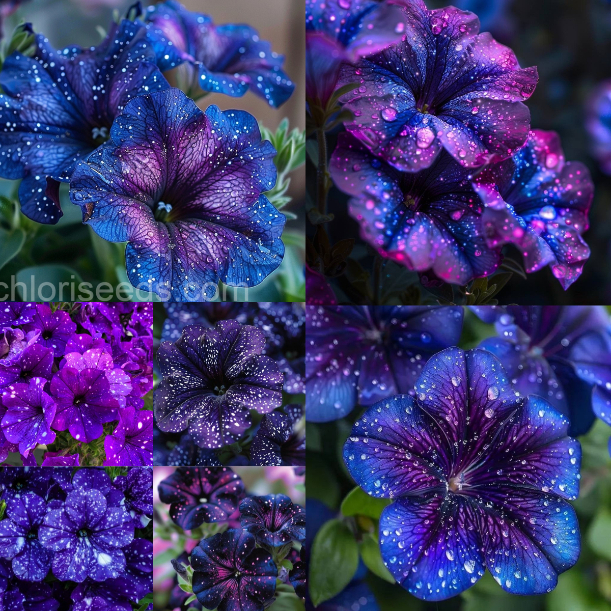 Dark Spotted Petunia Seeds 🌸