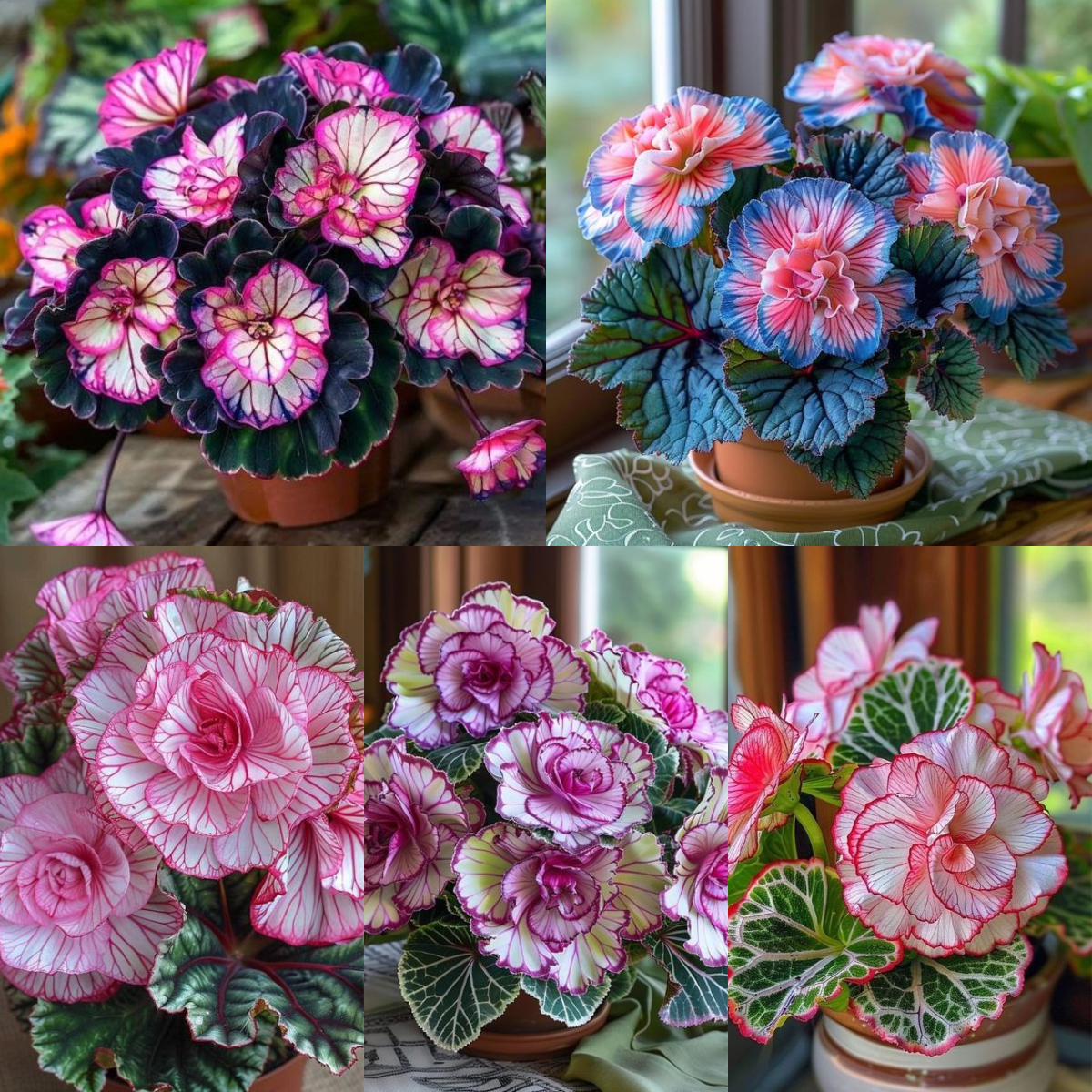 🌹 Rose-Shaped Begonia Seeds 🌹🌹