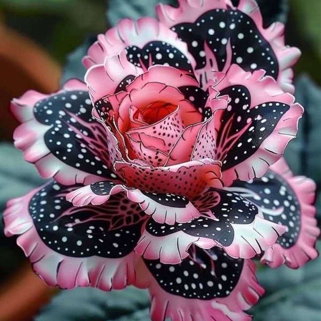 Rose Hybrid Seeds🌌&Multi-Colored Petal Lace Rose🌈🌹
