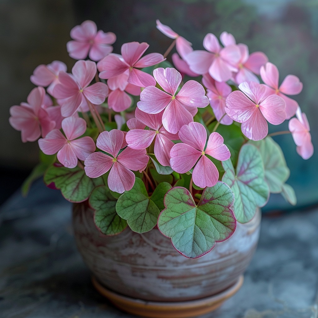 Oxalis Bulbs - Purple Lucky Clover Plant