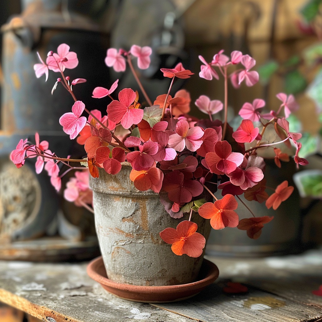 Oxalis Bulbs - Purple Lucky Clover Plant