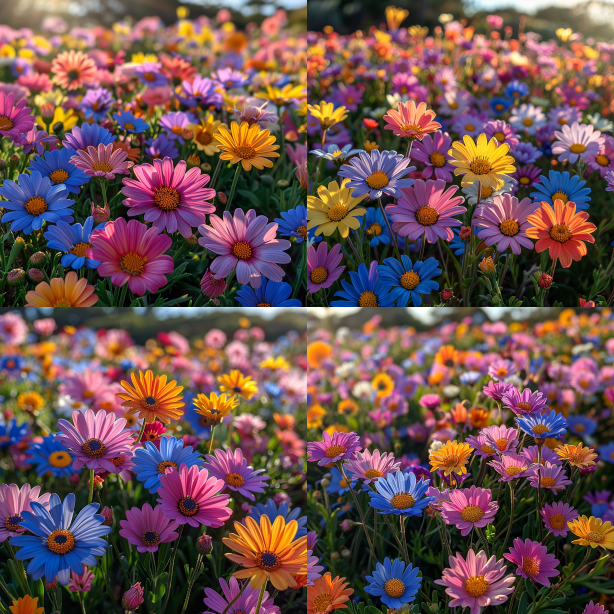 Mixed Colors-Pyrethrum-Flower Seeds Group-Four Seasons