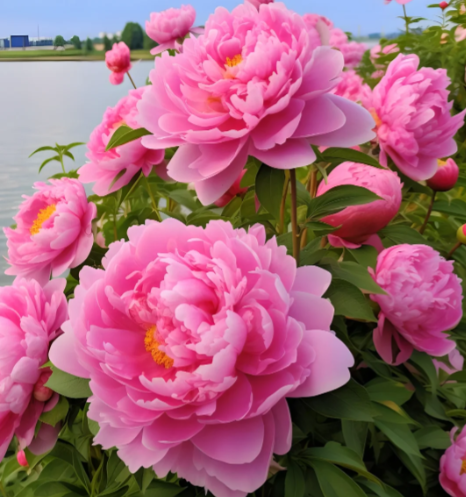 🌸 Multi Color peony seeds with double petals