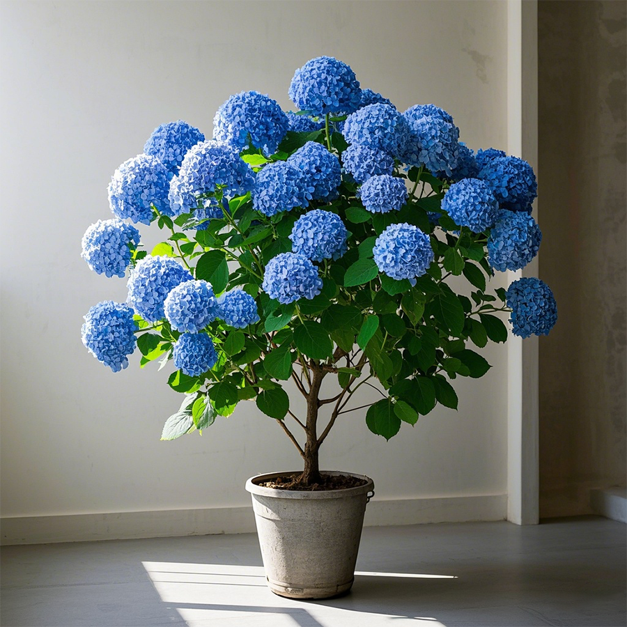 Potted Hydrangea Tree