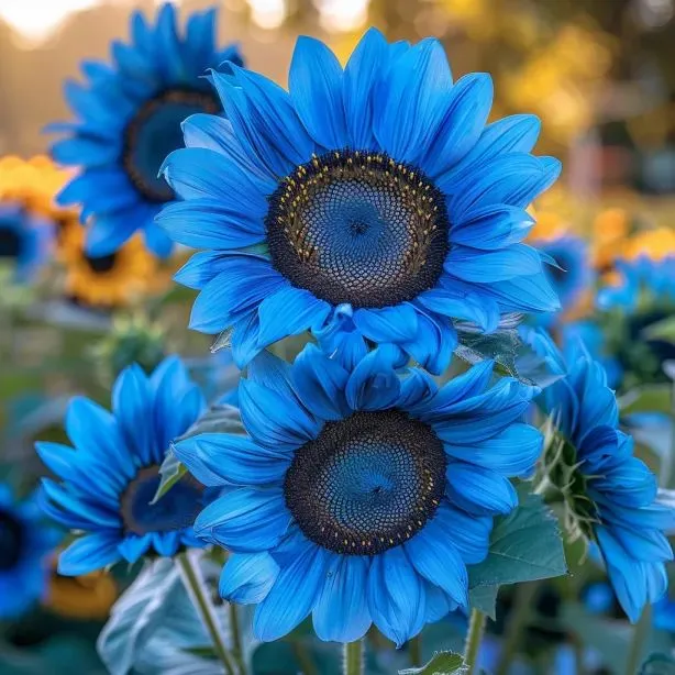🌻Black and Red Sunflower (Helianthus annuus) – Dramatic & Unique Garden Centerpiece🌻 