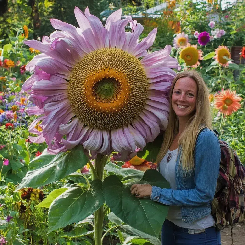 🌻Black and Red Sunflower (Helianthus annuus) – Dramatic & Unique Garden Centerpiece🌻 