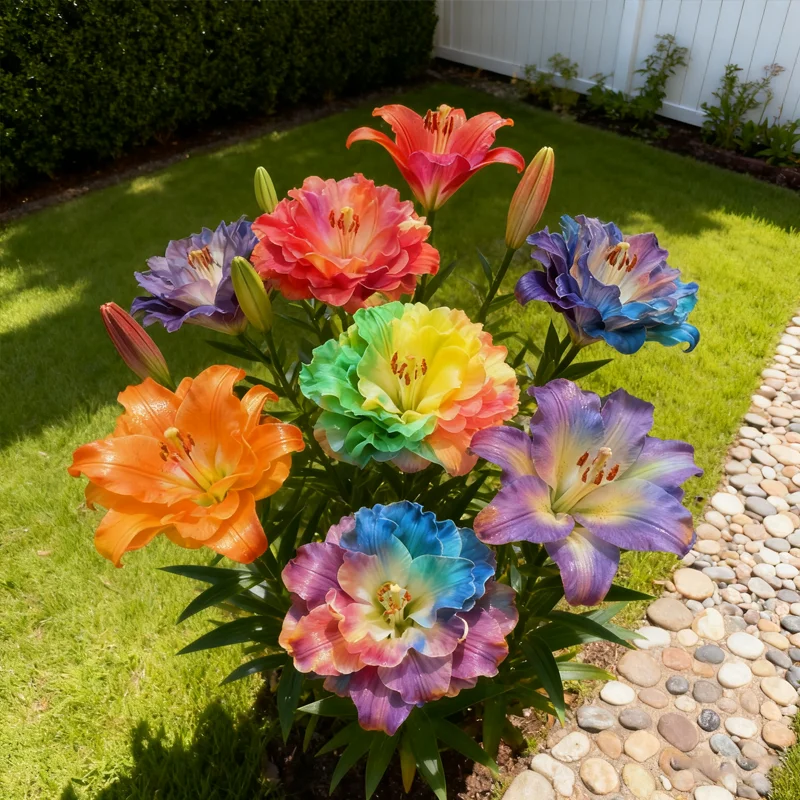 🌈 Rainbow Lily Bulbs — Grow a Garden That Shines With Every Color