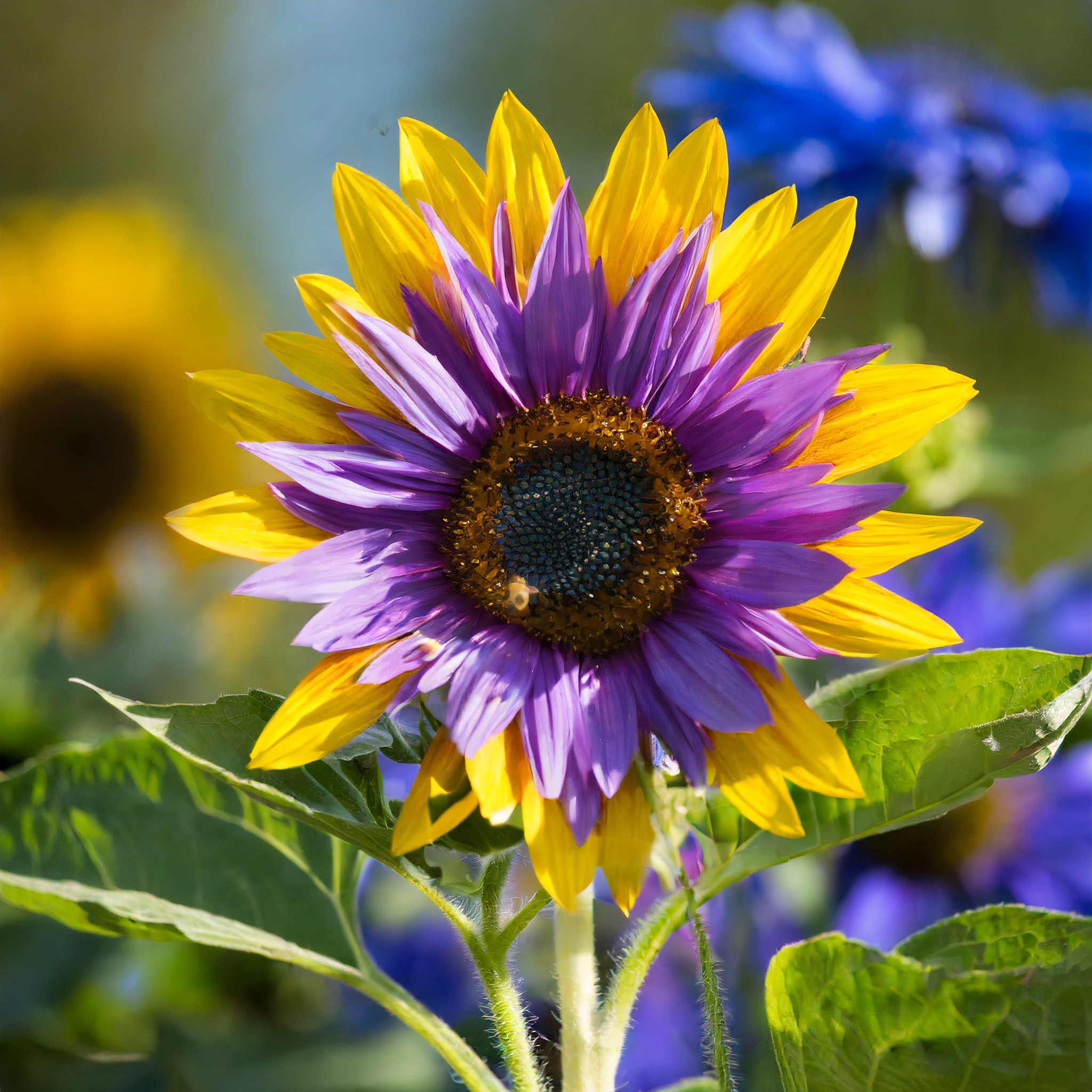 Purple Heart Sunflowers🌻
