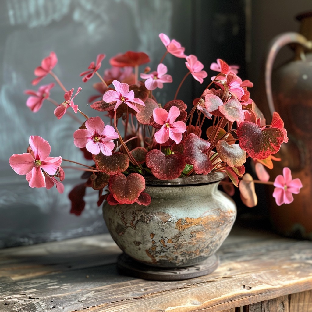 Oxalis Bulbs - Purple Lucky Clover Plant