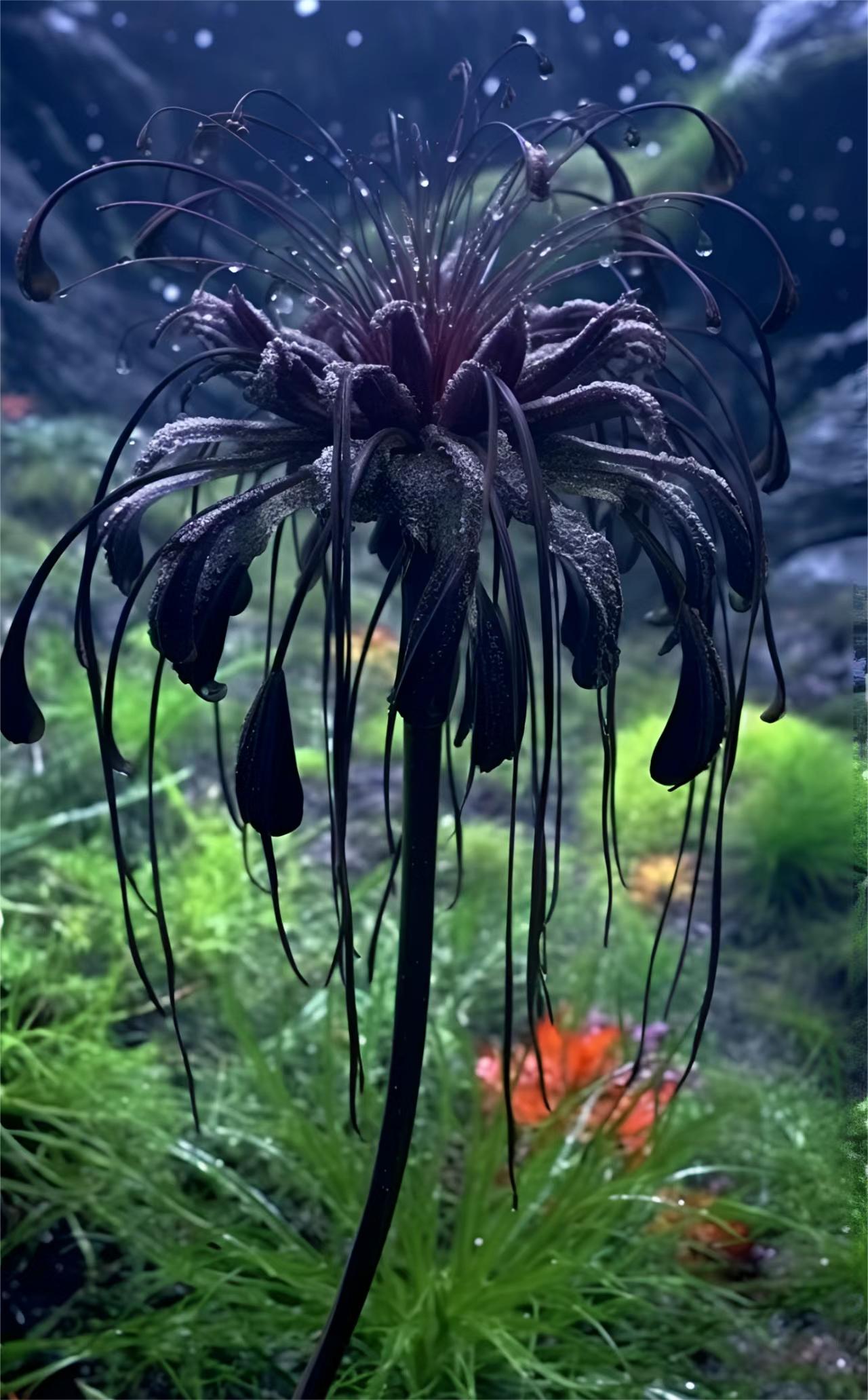 🖤Black Spider Lily