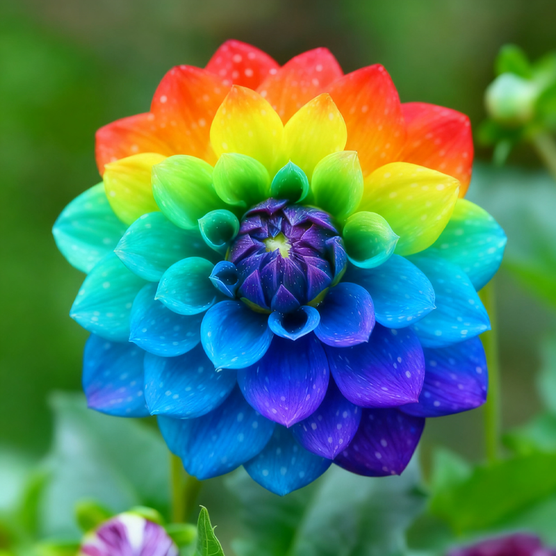🌈 Rainbow Dahlia seeds — Rare Dahlias