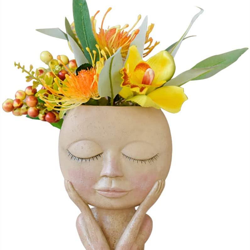 Cute Resin Cactus Planter-chloriseeds