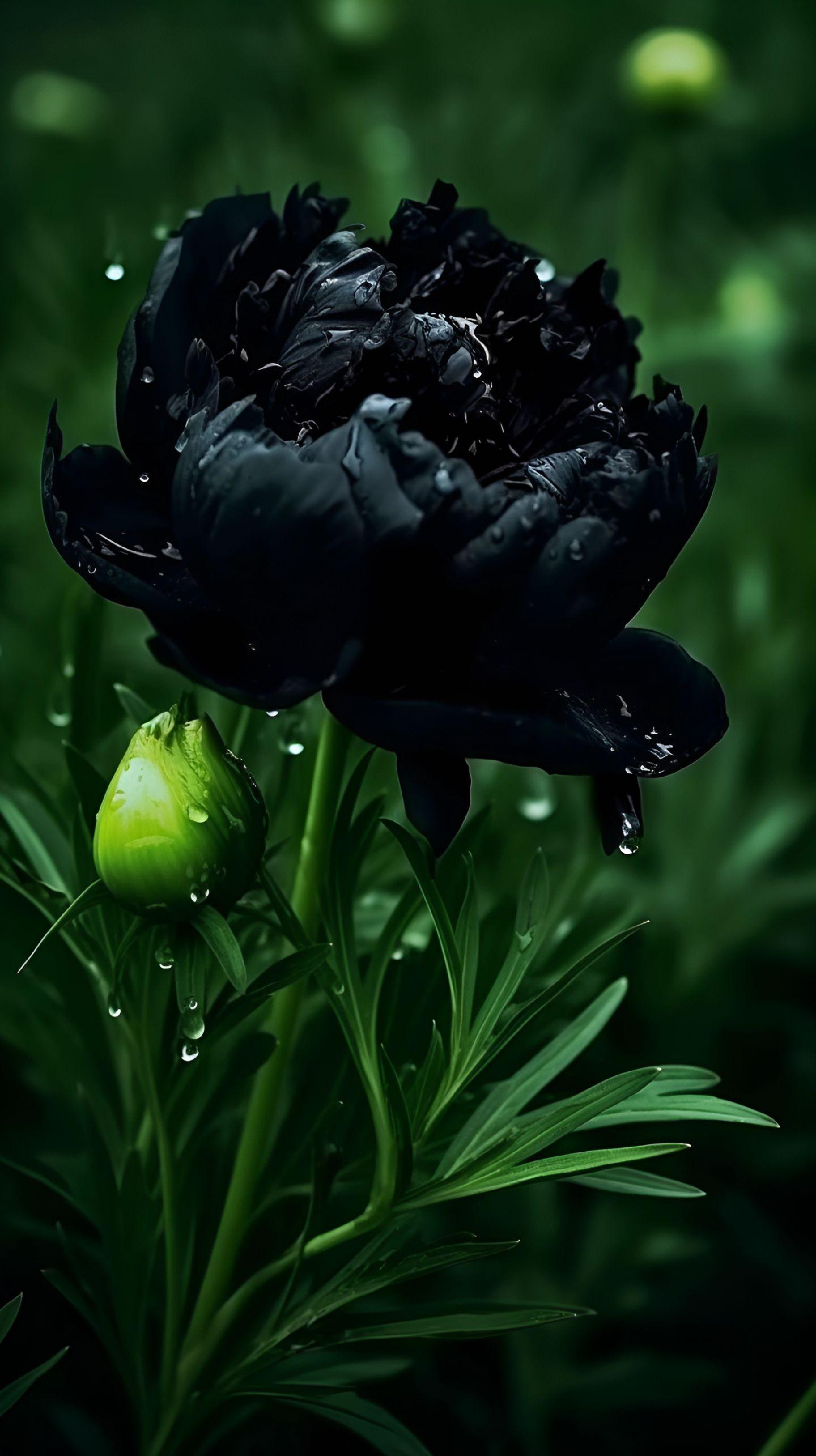 Black Beauty Peony Flower-chloriseeds