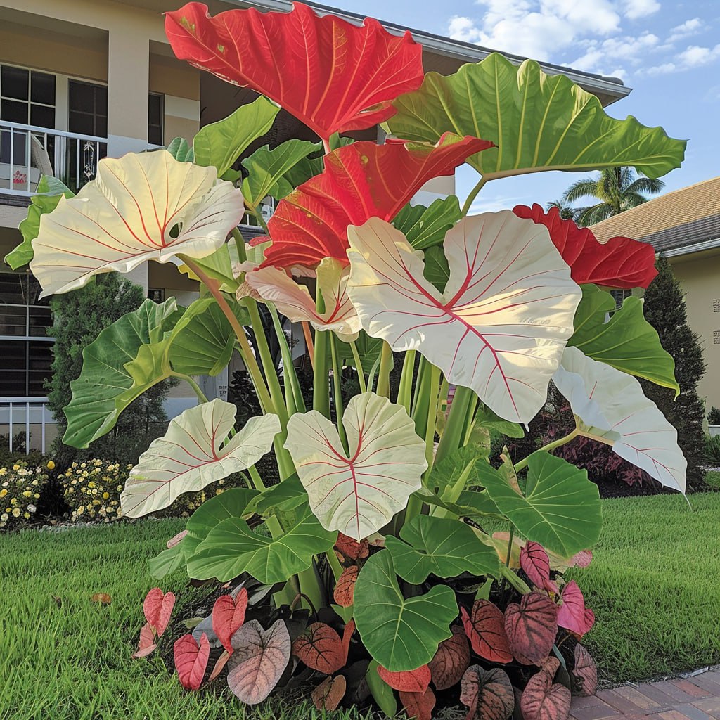 🌿Fascinating giant caladium🌈