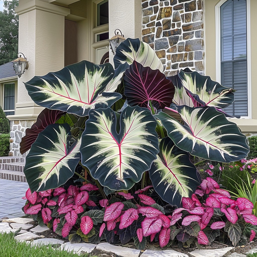 🌿Fascinating giant caladium🌈