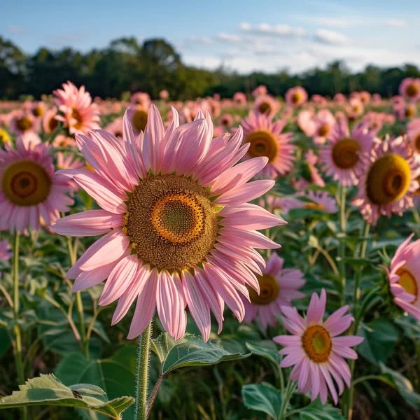 🌻Black and Red Sunflower (Helianthus annuus) – Dramatic & Unique Garden Centerpiece🌻 