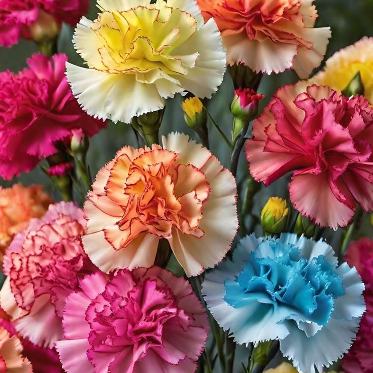🌸Colorful Carnations Flower Seeds for Planting Perennial