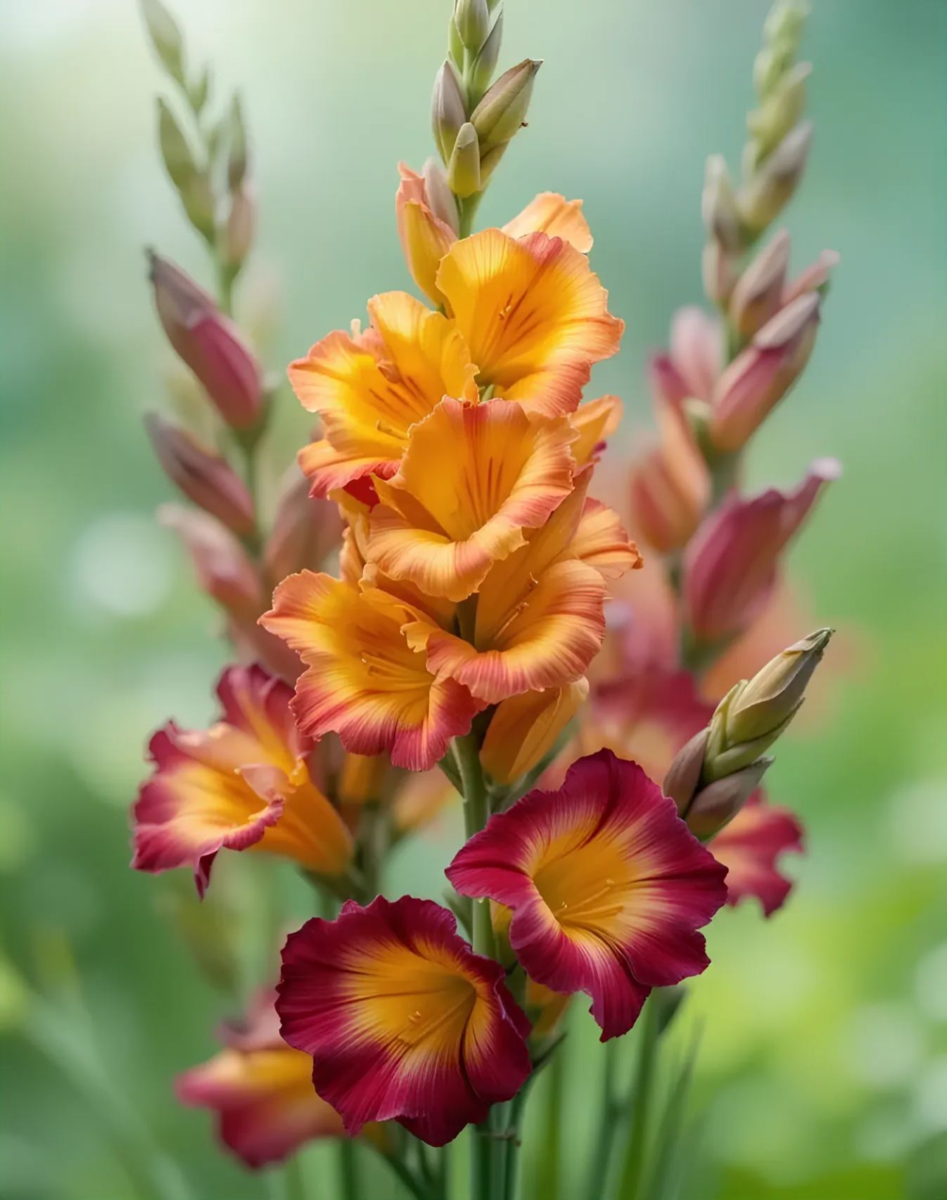 Rare Multi-Colored Gladiolus Bulbs