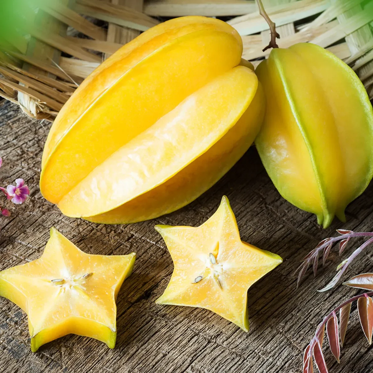 Four Season Yellow Averroes Carambola Seeds, Star Fruit Seeds