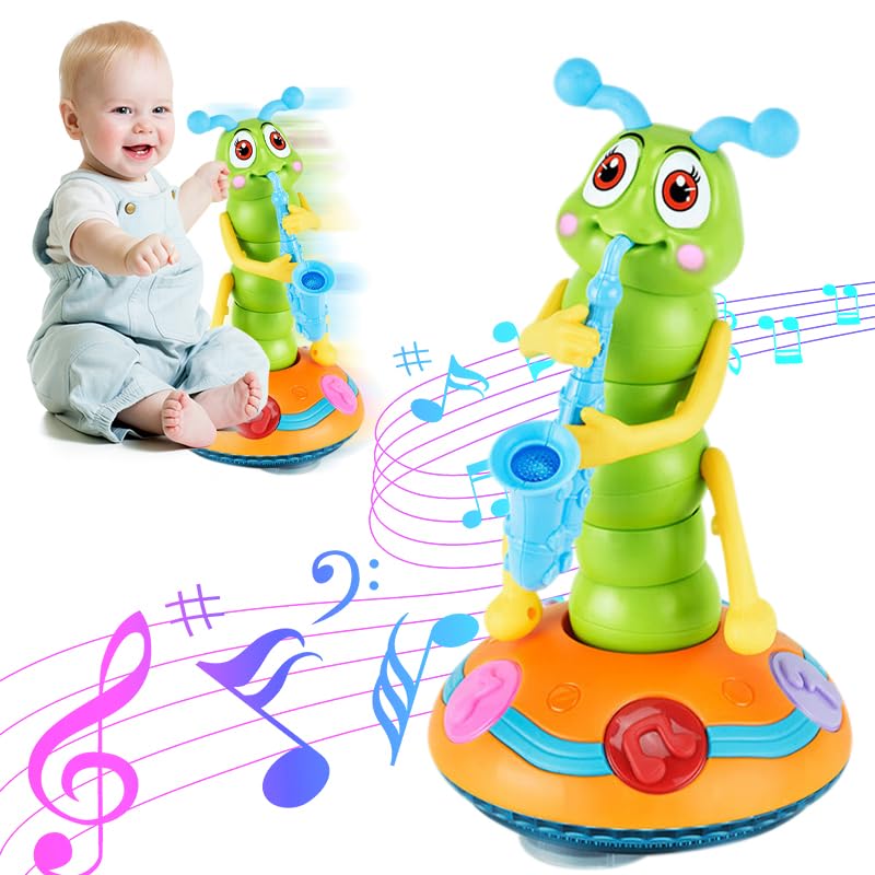Dancing Toy with Light and Music Caterpillar Toys