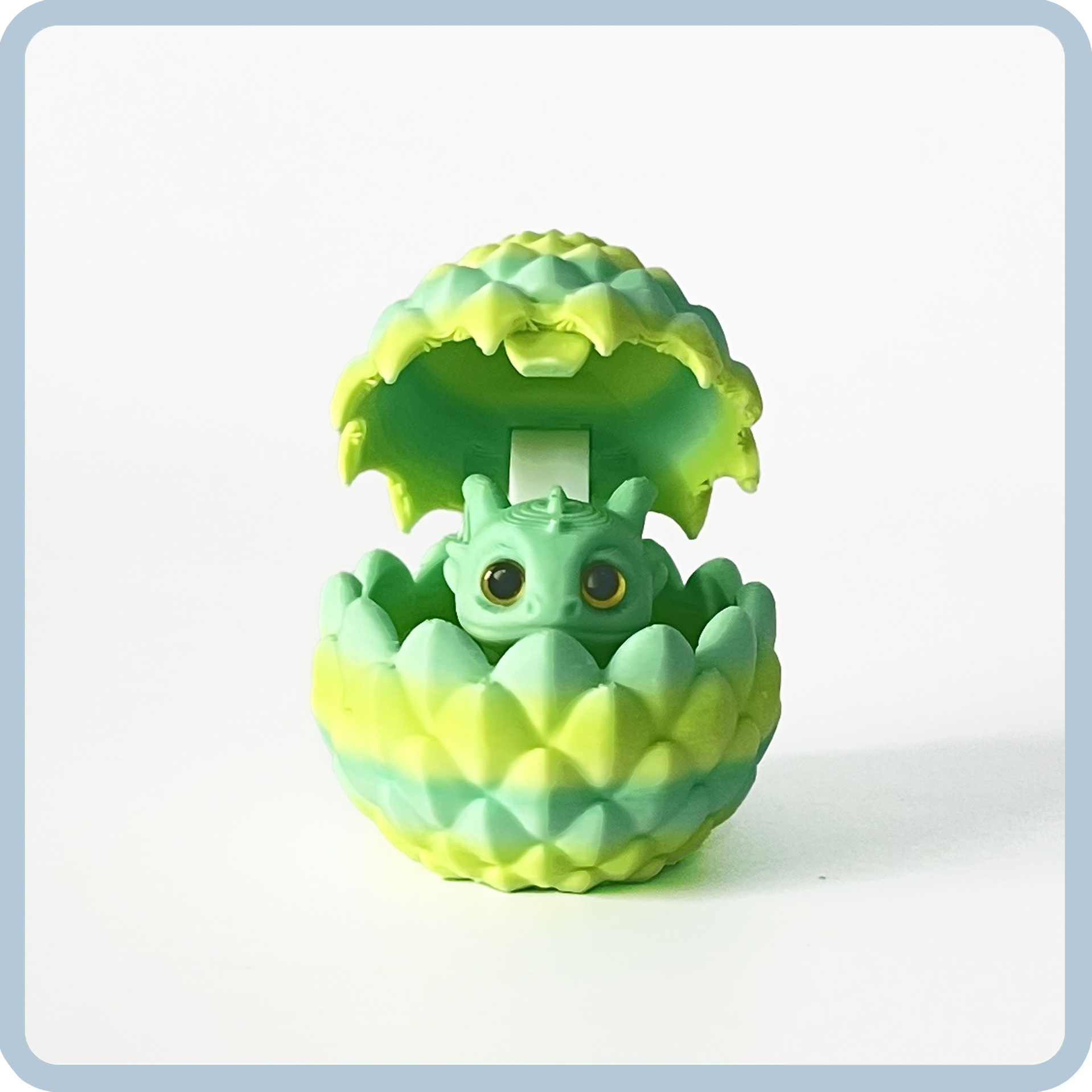 3D Printed Little Dragon Egg Set Gradient Color Toy Gift
