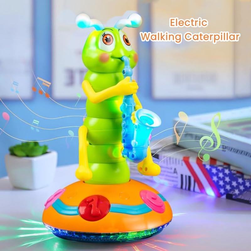 Dancing Toy with Light and Music Caterpillar Toys