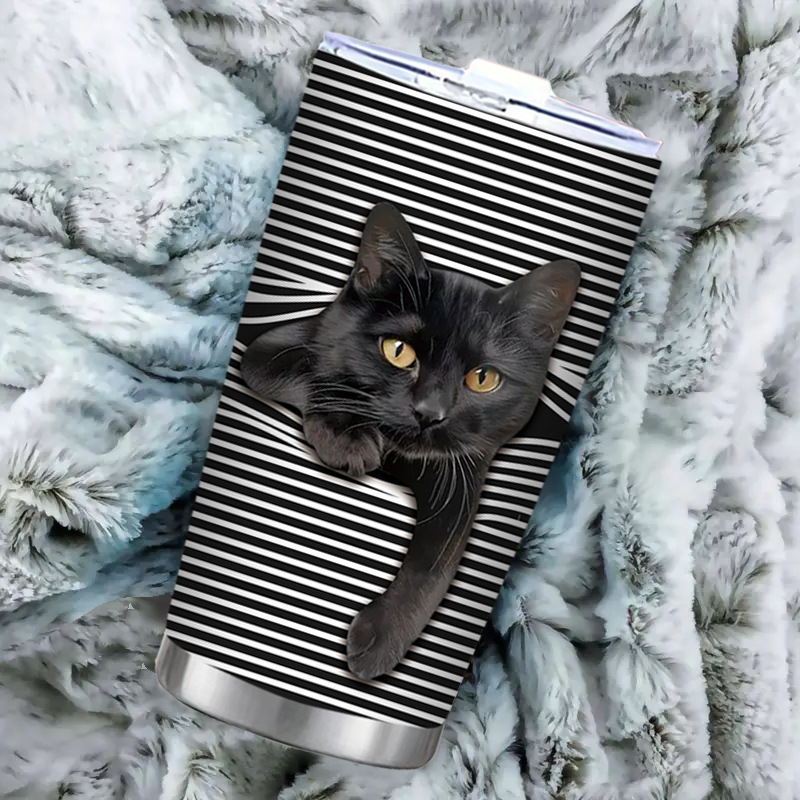 Stainless Steel Insulated Coffee Cup With Lid (20oz)