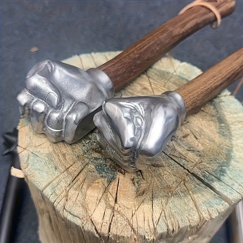 IronPunch™ 2.2lb Stainless Fist Hammer – Master Your Craft
